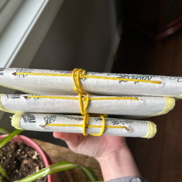 Modelli Creations set of 3 natural fiber journals - Picture 6 of 8